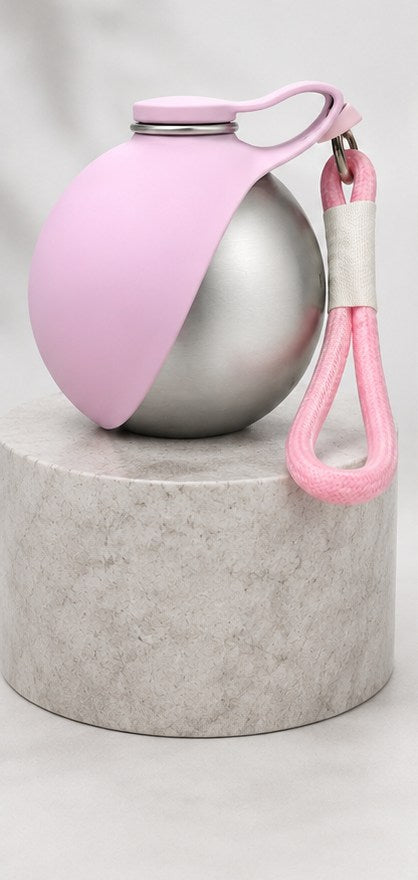 Blossom Travel Bottle in silver